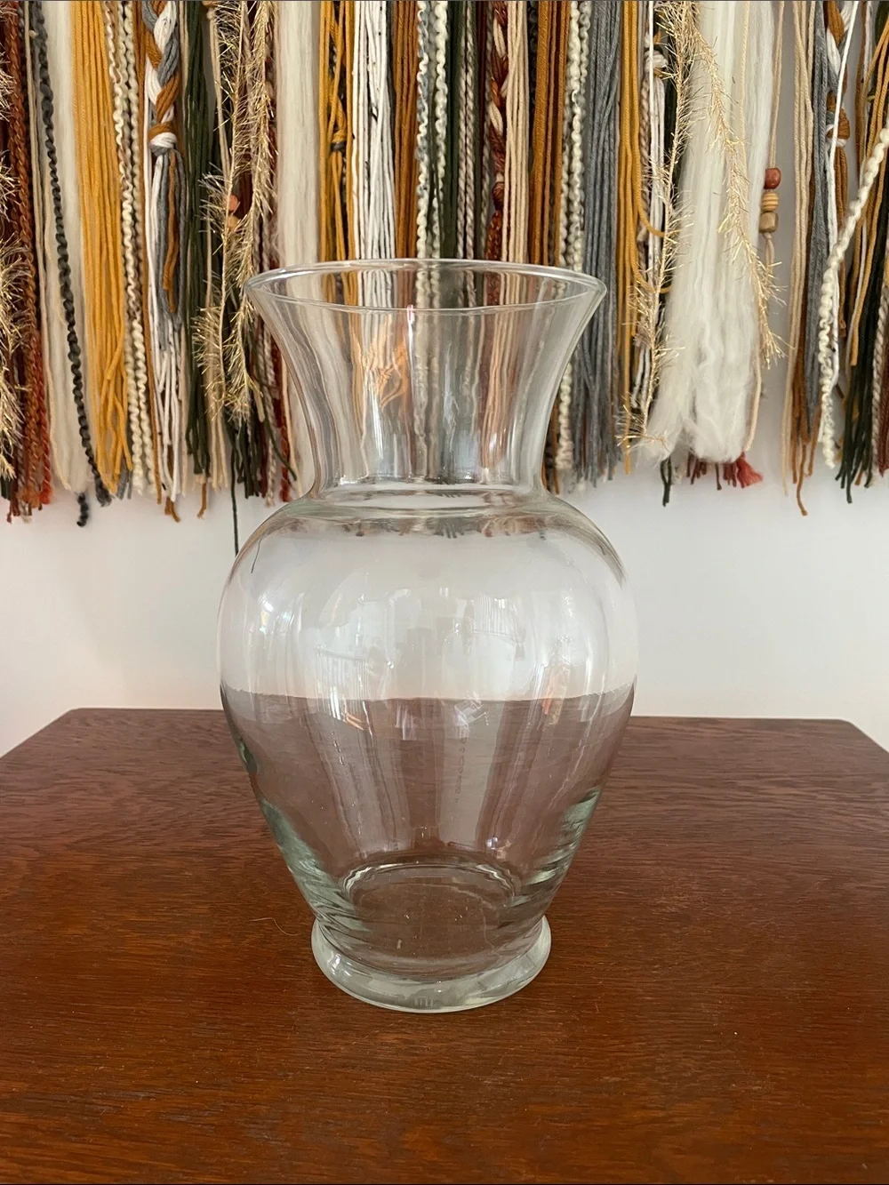 Clear Glass Decorative Vase - Home Accents